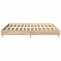 vidaXL Bed Frame without Mattress Sonoma Oak 160x200cm Engineered Wood - Additional view 5