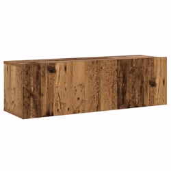 vidaXL Wall Mounted TV cabinets 3 pcs Old Wood Engineered Wood tv stand - Additional view 5