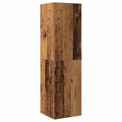 vidaXL Wall Mounted TV cabinets 6 pcs Old Wood Engineered Wood tv stand