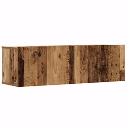 vidaXL Wall Mounted TV Cabinets 3 pcs Old Wood 100x30x30 cm Engineered Wood - Additional view 3