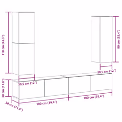 VidaXL 3329153 TV cabinet/entertainment centre