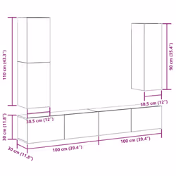 VidaXL 3329154 TV cabinet/entertainment centre