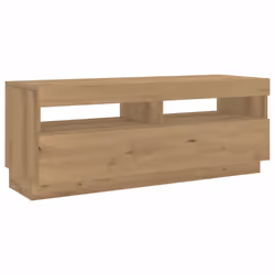 vidaXL TV Cabinet with LED Lights Artisan Oak 300x35x40 cm Engineered Wood - Additional view 5