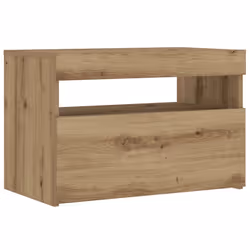 VidaXL 3329176 nightstand/bedside table Oak - Additional view 3