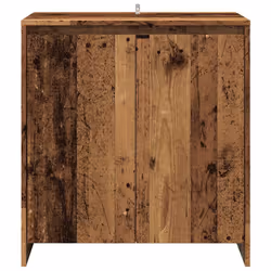 vidaXL 2 Piece Sideboard Old Wood Engineered Wood storage cabinet - Additional view 4