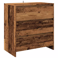 vidaXL 2 Piece Sideboard Old Wood Engineered Wood storage cabinet - Additional view 5