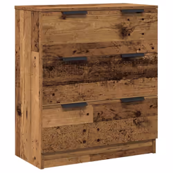 vidaXL Sideboards 3 pcs Old Wood 60x30x70 cm Engineered Wood storage cabinet - Additional view 4