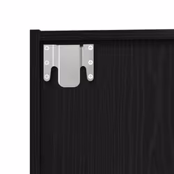 vidaXL Bookshelf Black Oak 36x30x143 cm Engineered Wood bookcase book rack - Additional view 5