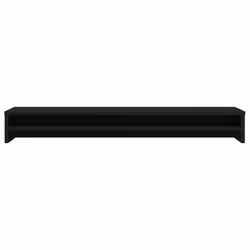 vidaXL Monitor Stand Black Oak 100x24x13 cm Engineered Wood computer stand - Additional view 4