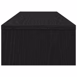 vidaXL Monitor Stand Black Oak 100x24x13 cm Engineered Wood computer stand - Additional view 5