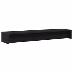vidaXL Monitor Stand Black Oak 100x24x13 cm Engineered Wood computer stand - Additional view 6