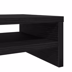 vidaXL Monitor Stand Black Oak 100x24x13 cm Engineered Wood computer stand - Additional view 7