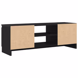 vidaXL TV Cabinet Black Oak 102x30x36 cm Engineered Wood TV stand - Additional view 7