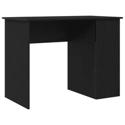 vidaXL Desk Black Oak 100x55x75 cm Engineered Wood office desk study desk