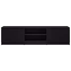 vidaXL TV Cabinet Black Oak 140x40x35.5 cm Engineered Wood TV stand - Additional view 5