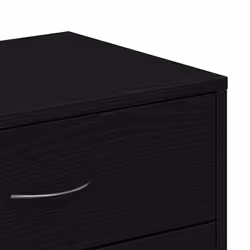 vidaXL Sideboard with 6 Drawers Cabinet Cupboard Highboard Engineered Wood - black oak - Additional view 8