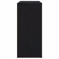 vidaXL Sideboard Black Oak 91x29.5x65 cm Engineered Wood storage cabinet - Additional view 6