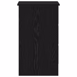 vidaXL Desk Engineered Wood Computer Study Table Workstation Multi Colours - black oak - Additional view 6