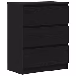 vidaXL Sideboard Engineered Wood Storage Side Cabinet Furniture Multi Colours - black oak