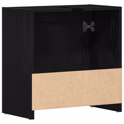 vidaXL Bathroom Cabinet Black Oak 60x33x61 cm Engineered Wood - Additional view 7