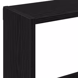 vidaXL Wall Shelf Black Oak 90x16x78 cm Engineered Wood floating shelf - Additional view 7