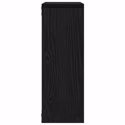 vidaXL Wall Shelf Black Oak 45x16x45 cm Engineered Wood floating shelf - Additional view 5