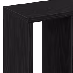 vidaXL Wall Shelf Black Oak 45x16x45 cm Engineered Wood floating shelf - Additional view 7