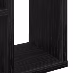 vidaXL Wall Shelf Black Oak 45x16x45 cm Engineered Wood floating shelf - Additional view 8