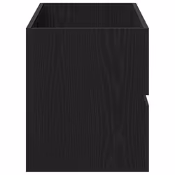 vidaXL Sink Cabinet Black Oak 100x38.5x45 cm Engineered Wood - Additional view 6