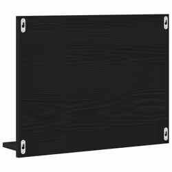 vidaXL Bathroom Mirror Black Oak 60x10.5x45 cm Engineered Wood mirror - Additional view 6