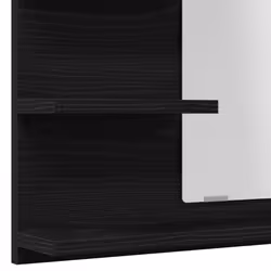 vidaXL Bathroom Mirror Black Oak 60x10.5x45 cm Engineered Wood mirror - Additional view 8