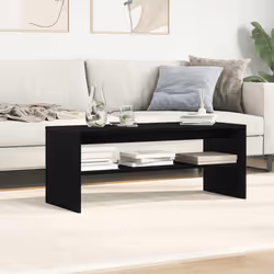 vidaXL TV Cabinet Grey Sonoma 60x40x40 cm Engineered Wood TV unit TV console - black oak, 100 x 40 x 40 cm - Additional view 2