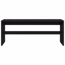vidaXL TV Cabinet Grey Sonoma 60x40x40 cm Engineered Wood TV unit TV console - black oak, 100 x 40 x 40 cm - Additional view 4