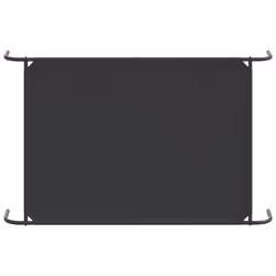 vidaXL Elevated Dog Bed Black Textilene Puppy Sleeping Basket Multi Sizes - black, 130 x 80 x 20 cm/ oxford - Additional view 5