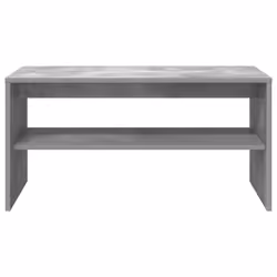 vidaXL TV Cabinet Black 100x40x40 cm Engineered Wood tv stand tv sideboard - concrete grey, 80 x 40 x 40 cm - Additional view 4