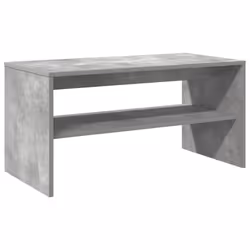 vidaXL TV Cabinet Black 100x40x40 cm Engineered Wood tv stand tv sideboard - concrete grey, 80 x 40 x 40 cm - Additional view 6