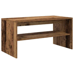 vidaXL TV Cabinet Black 100x40x40 cm Engineered Wood tv stand tv sideboard - old wood, 80 x 40 x 40 cm