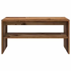 vidaXL TV Cabinet Black 100x40x40 cm Engineered Wood tv stand tv sideboard - old wood, 80 x 40 x 40 cm - Additional view 4