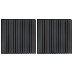 vidaXL Acoustic Wall Panels 2 pcs Slatted 60.5x60 cm Oak Veneer acoustic panel