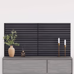 vidaXL Acoustic Wall Panels 2 pcs Slatted 60.5x60 cm Oak Veneer acoustic panel
