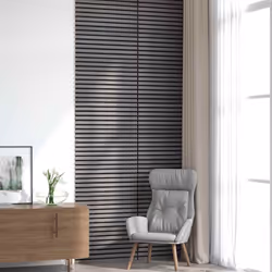 vidaXL Acoustic Wall Panels 8 pcs Slatted 60.5x60 cm Oak Veneer acoustic panel