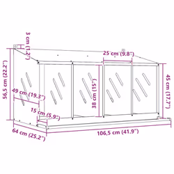 vidaXL Chicken Nesting Box with 8 Compartments Olive Green Metal - galvanized silver, 106,5 x 64 x 59,5 cm - Additional view 8