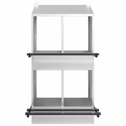 vidaXL Chicken Nesting Box with 8 Compartments Olive Green Metal - galvanized silver, 54 x 79 x 109,5 cm