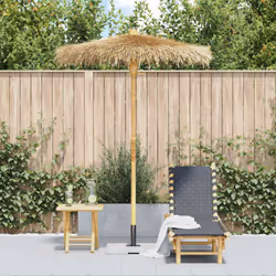 vidaXL Tiki Umbrella with Banana Leaf Canopy 150 cm Bamboo garden parasol - Additional view 2