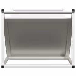 vidaXL Firewood Rack Black 70x43x34.5 cm Cold-rolled steel - white - Additional view 5