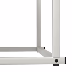 vidaXL Firewood Rack Black 70x43x34.5 cm Cold-rolled steel - white - Additional view 7