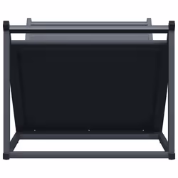 vidaXL Firewood Rack Black 70x43x34.5 cm Cold-rolled steel - anthracite - Additional view 5
