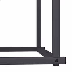 vidaXL Firewood Rack Black 70x43x34.5 cm Cold-rolled steel - anthracite - Additional view 7