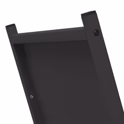 vidaXL Firewood Rack White 69.5x35x81 cm Cold-rolled steel - black - Additional view 6