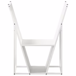 vidaXL Firewood Rack White 69.5x35x81 cm Cold-rolled steel - white - Additional view 4
